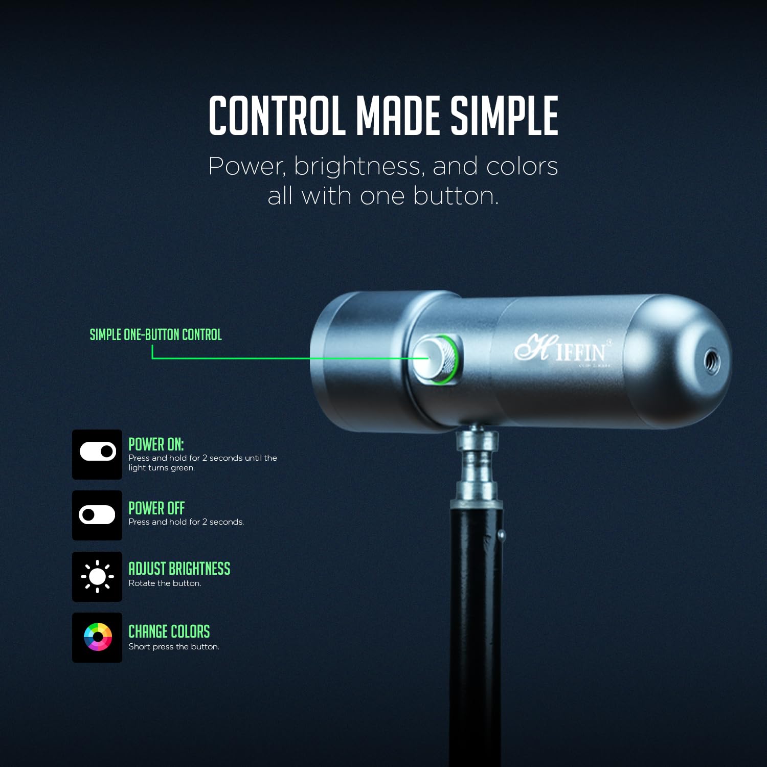 NEEWER Basics RGB Photography Flashlight