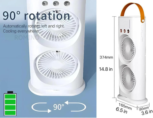 Portabale Cooler Fan,4000 Mah